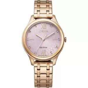 Ladies Citizen Silhouette Rose Gold Watch