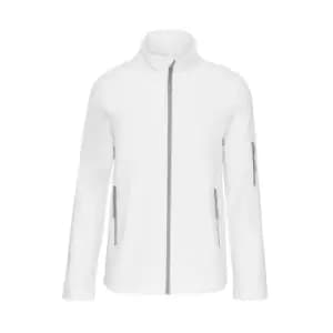 Kariban Mens Soft Shell Jacket (3XL) (White)