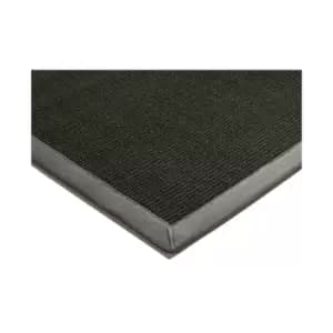 Sisal Black / grey 240cm x 340cm Rectangle - Grey and Black
