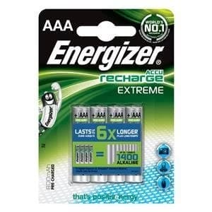 Original Energizer LR03 800mAh 1.2V AAA Rechargeable Advanced NiMH Batteries Pack 4