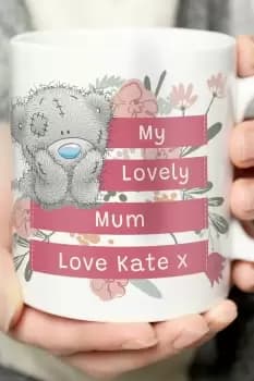 Personalised Me To You Floral Mug - White - Ceramic