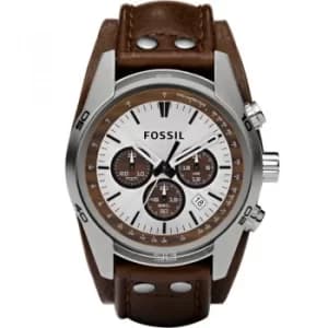 Mens Fossil Chronograph Cuff Watch