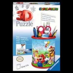 Super Mario 3D Puzzle Pencil Holder (54 pieces) for Merchandise