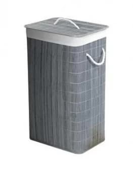 Bamboo Grey Laundry Basket