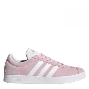 adidas VL Court Suede - Pink/White