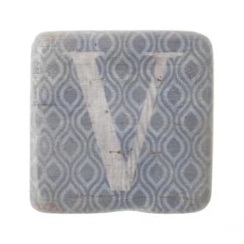 Letter V Coasters By Heaven Sends