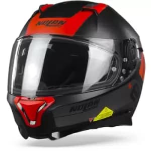 Nolan N87 Plus Distinctive 24 Flat Black Red S