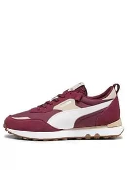 Puma Puma Rider Fv Base, Dark Red, Size 4, Women