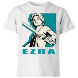 Star Wars Rebels Ezra Kids T-Shirt - White - 11-12 Years