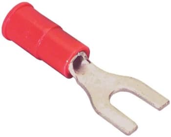 Wiring Connectors - Red - Fork - 5mm - Pack of 25 PWN768 WOT-NOTS