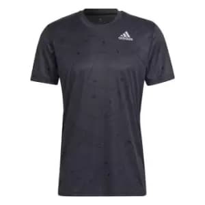adidas Club Graphic Tennis T-Shirt Mens - Grey