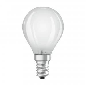 Osram 3W Parathom Frosted LED Globe Bulb E14/SES Dimmable Very Warm White - 288485-439252