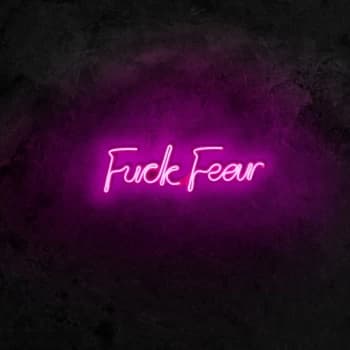 Fuck Fear - Pink Pink Wall Lamp