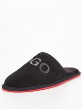 Hugo Boss Cozy Mule Slippers Black Size 10 Men
