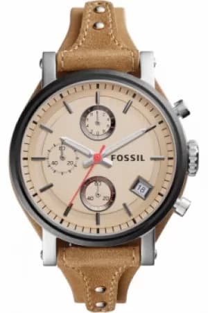 Ladies Fossil Original Boyfriend Chronograph Cuff Watch ES4177