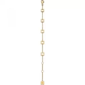 Ladies Orla Kiely Sterling Silver Flower Bracelet