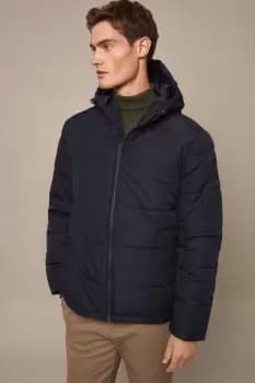 Mens Hooded Quilt Puffer Jacket