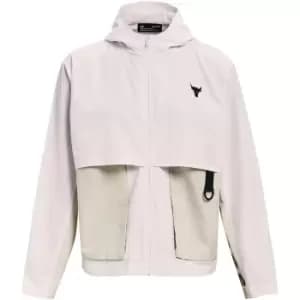 Under Armour Project Rock Woven Jacket Womens - White
