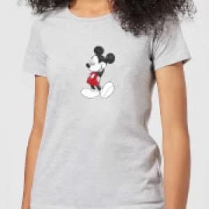 Disney Mickey Mouse NY Womens T-Shirt - Grey - 3XL
