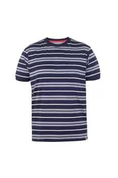 Piccadilly D555 Yarn Dyed Stripe Jacquard Kingsize T-Shirt