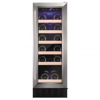 Amica AWC300SS 58L / 19 Bottles Freestanding Wine Cooler Fridge