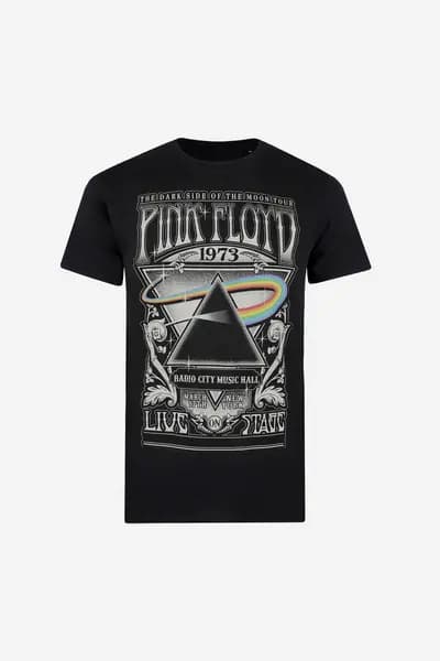 Pink Floyd Carnegie Poster T-Shirt Black