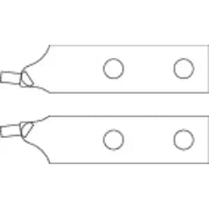 Gedore Pair of spare tips straight d 3.2 mm
