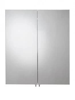 Croydex Warwick Illuminated Mirrored Bathroom Wall Cabinet