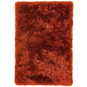 Asiatic Plush Shaggy Rug - 120 x 170cm - Rust