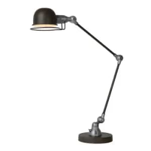 Lucide HONORE - Desk Lamp - 1xE14 - Rust Brown