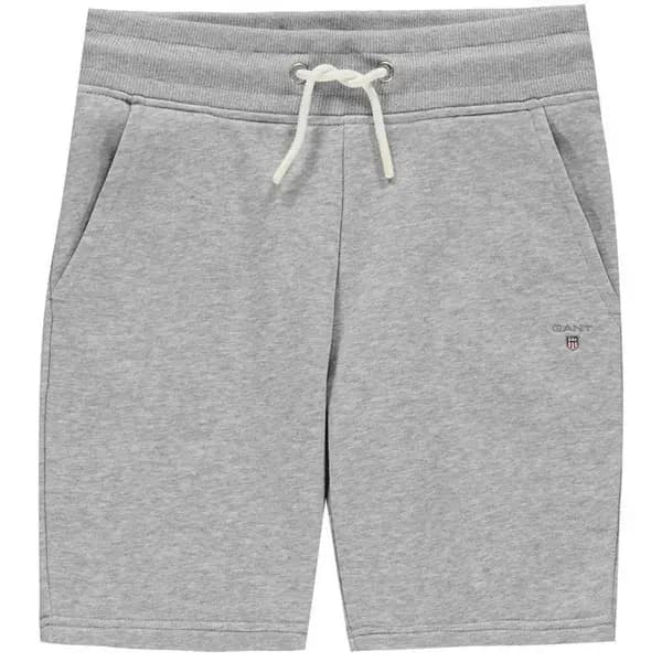 Gant Boys Fleece Shorts - Grey 7 - 8 Years