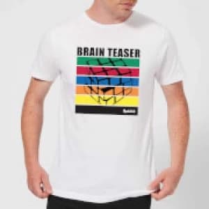 Rubik's Brain Teaser Mens T-Shirt - White - 3XL