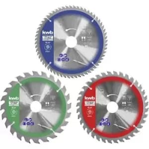 kwb 584795 Circular saw blade set 165 x 16mm