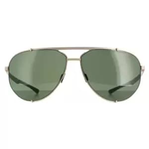 Aviator Light Gold Black Green P8920