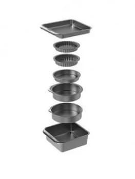 Masterclass Smart Space 7 Piece Stackable Non-Stick Bakeware Set