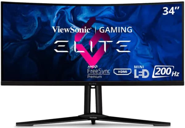 ViewSonic 34" XG341C-2K UltraWide Quad HD Curved Gaming LED Monitor