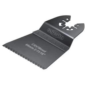 Faithfull Multi-Functional Tool CrV Flush Fast Cut Wood Ground Set 68mm