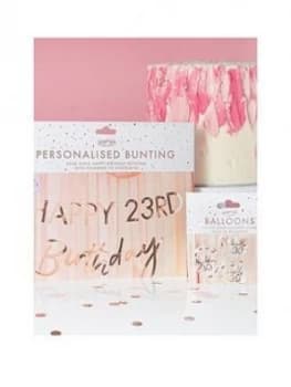 Ginger Ray 30Th Birthday Party Bundle Balloons And Bunting