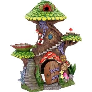 Tree Top Spa House Fairy Ornament