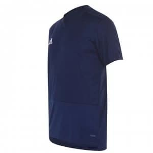 adidas Climacool V Neck T-Shirt Mens - Navy