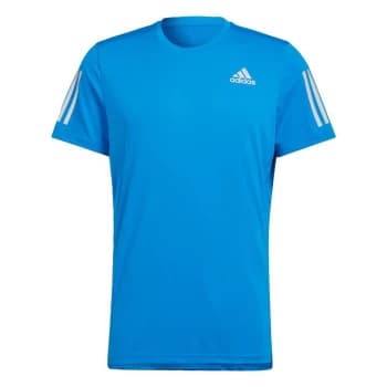 adidas Own the Run Tee Mens - Blue Rush / Reflective Silver