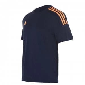 adidas Trofeo Mens T-Shirt - Navy/Orange