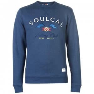 SoulCal Sailing Crew Neck Jumper - Dark Denim