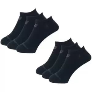 New Balance 6Pk P NoShw Sck 00 - Black