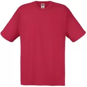 Fruit Of The Loom Mens Screen Stars Original Full Cut Short Sleeve T-Shirt (L) (Brick Red)