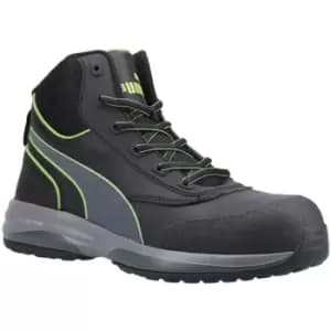 Puma Mens Leather Safety Boots (11 UK) (Green/Black)