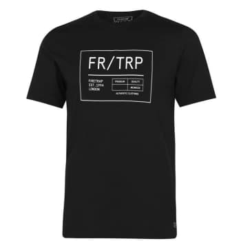Firetrap T Shirt - Black