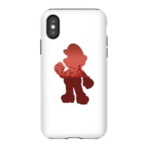 Nintendo Super Mario Mario Silhouette Phone Case - iPhone X - Tough Case - Gloss