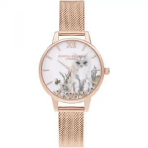 Illustrated Animals Rg Mesh Watch