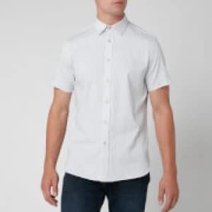 Ted Baker Mens Windo Textured Shirt - White - L/4